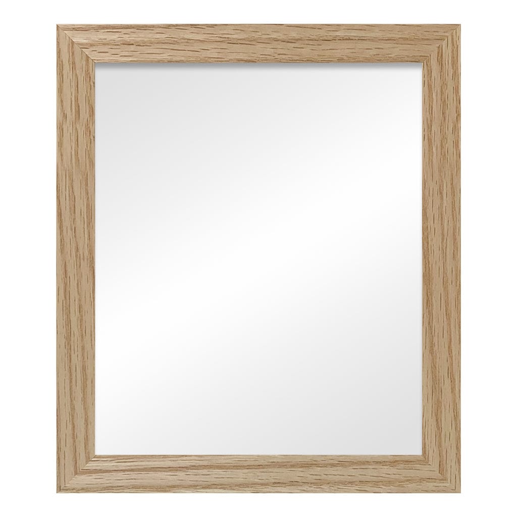 Classic Natural Oak Framed Mirror – 10x12 Inch Tabletop Display from our Australian Made Picture Frames collection by Profile Products (Australia) Pty Ltd