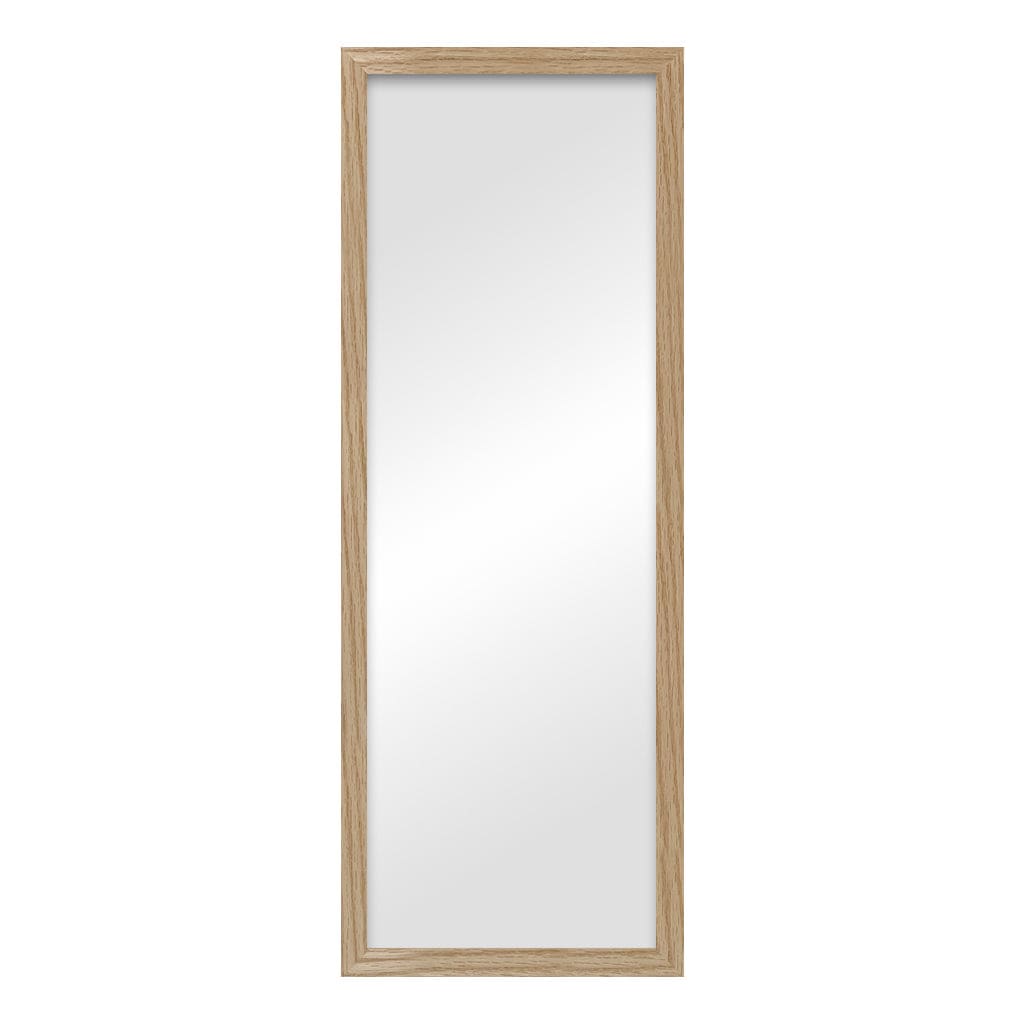 Classic Natural Oak Framed Mirror – 12x36 Inch Slim Wall Mirror from our Australian Made Picture Frames collection by Profile Products (Australia) Pty Ltd