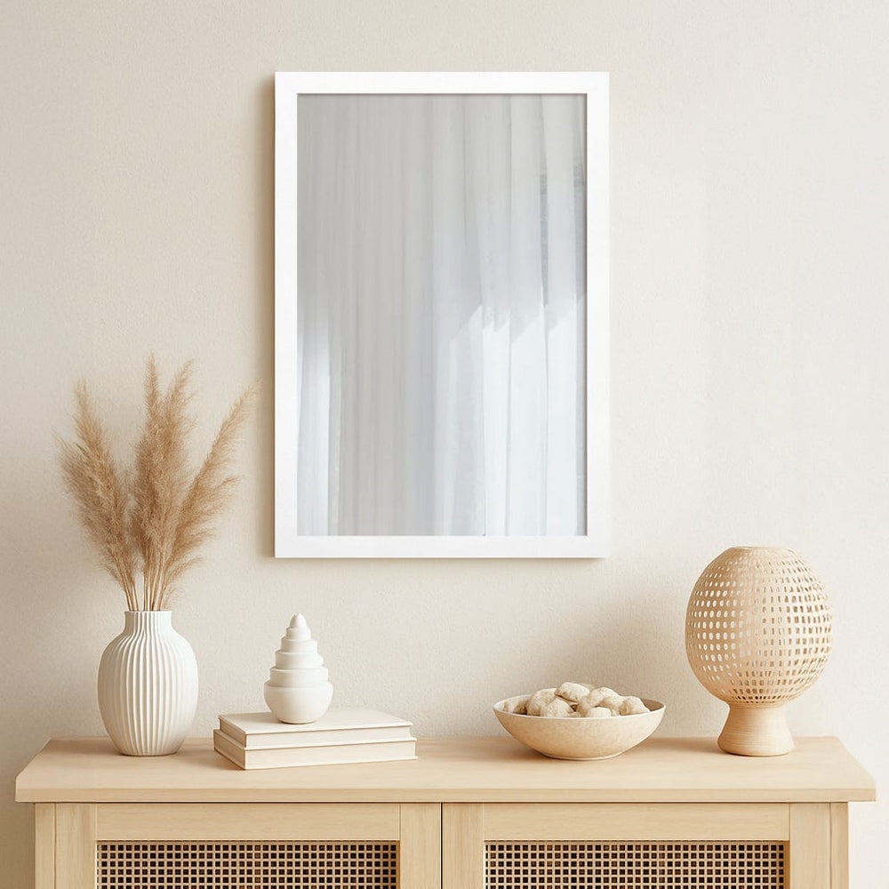 Classic White Framed Mirror – 16x24 Inch Wall Mirror from our Australian Made Picture Frames collection by Profile Products (Australia) Pty Ltd