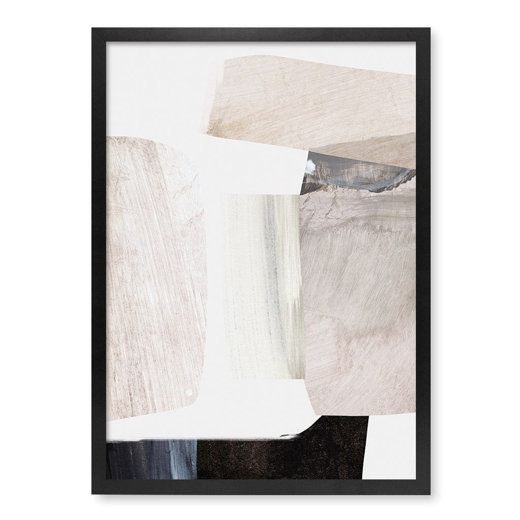 Clay 2 Abstract Wall Art Print by Dan Hobday A4 (21 x 29.7cm) / Matte Black Frame / No Border from our Australian Made Framed Wall Art, Prints & Posters collection by Profile Products (Australia) Pty Ltd
