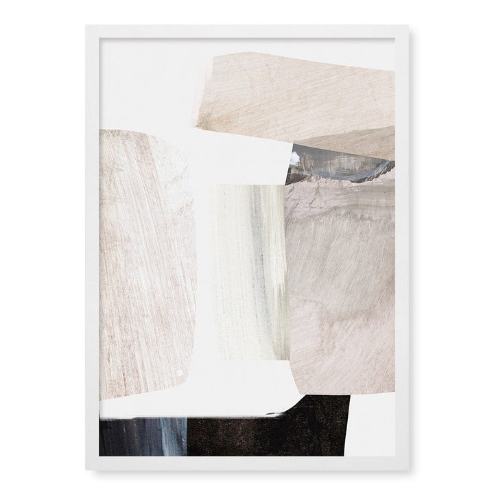 Clay 2 Abstract Wall Art Print by Dan Hobday A4 (21 x 29.7cm) / Matte White Frame / No Border from our Australian Made Framed Wall Art, Prints & Posters collection by Profile Products (Australia) Pty Ltd