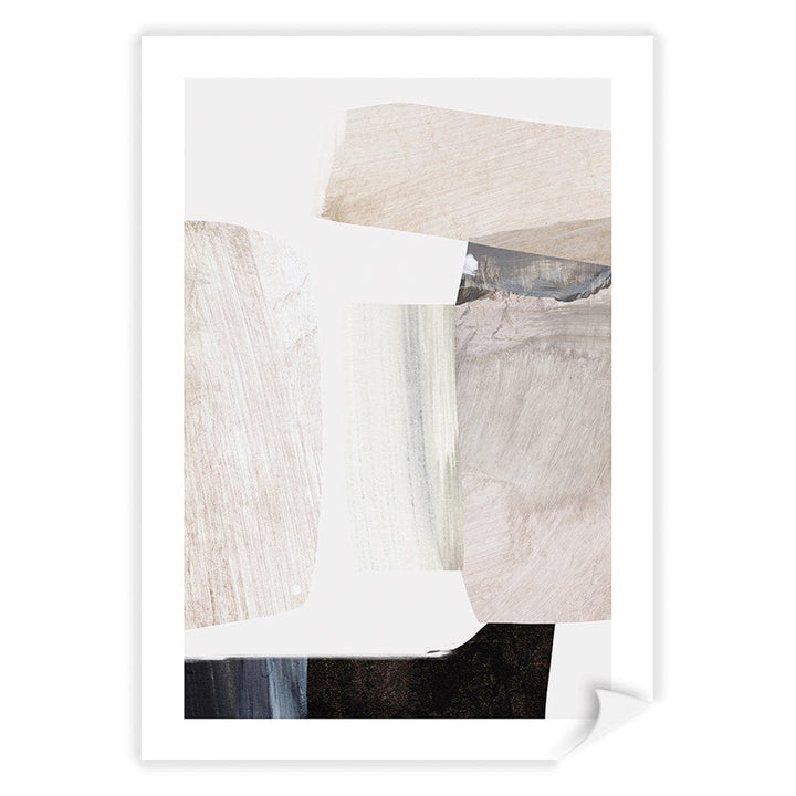 Clay 2 Abstract Wall Art Print by Dan Hobday A4 (21 x 29.7cm) / Print Only / White Border from our Australian Made Framed Wall Art, Prints & Posters collection by Profile Products (Australia) Pty Ltd