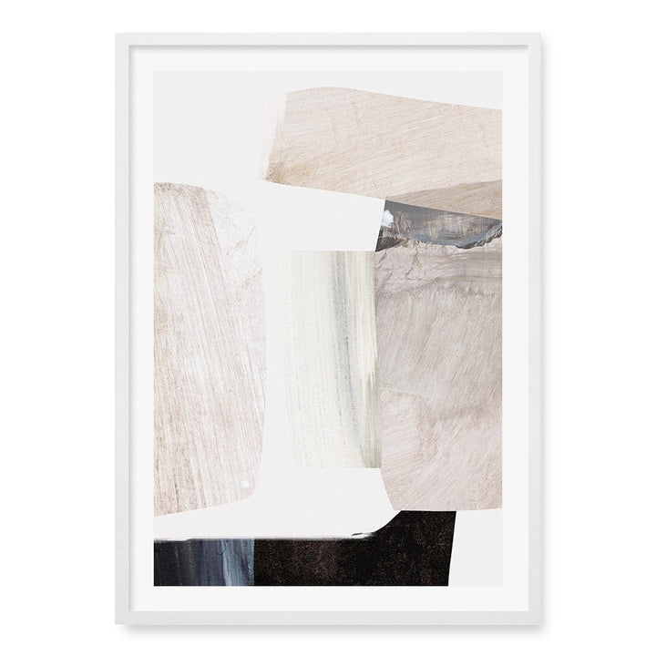 Clay 2 Wall Art Print A1 (59.4 x 84.1cm) / Matte White Frame / White Border from our Australian Made Wall Art collection by Profile Australia