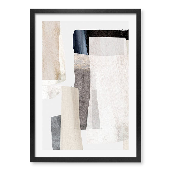 Clay No2 Abstract Wall Art Print by Dan Hobday A4 (21 x 29.7cm) / Matte Black Frame / White Border from our Australian Made Framed Wall Art, Prints & Posters collection by Profile Products (Australia) Pty Ltd