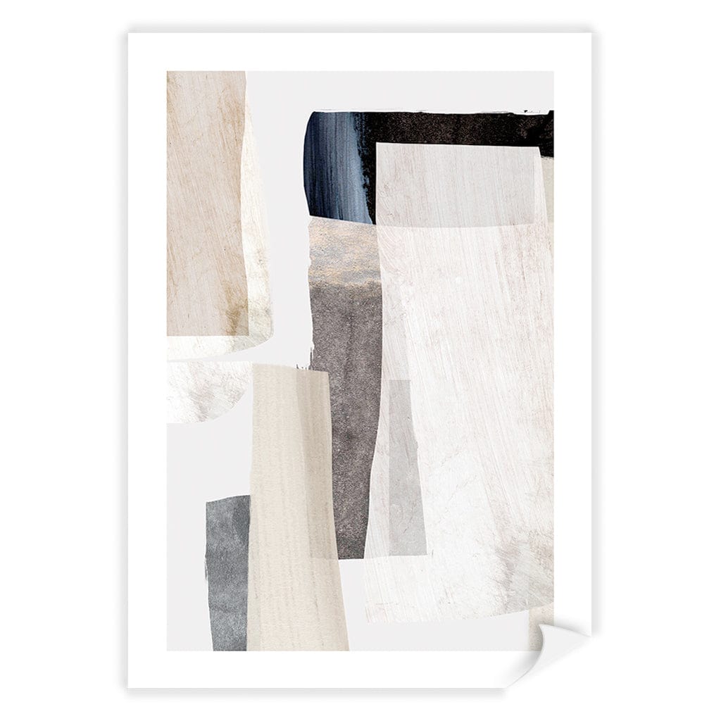 Clay No2 Abstract Wall Art Print by Dan Hobday A4 (21 x 29.7cm) / Print Only / White Border from our Australian Made Framed Wall Art, Prints & Posters collection by Profile Products (Australia) Pty Ltd