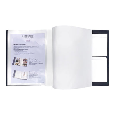 Crest School Photo Album Black from our Photo Albums collection by Profile Products Australia