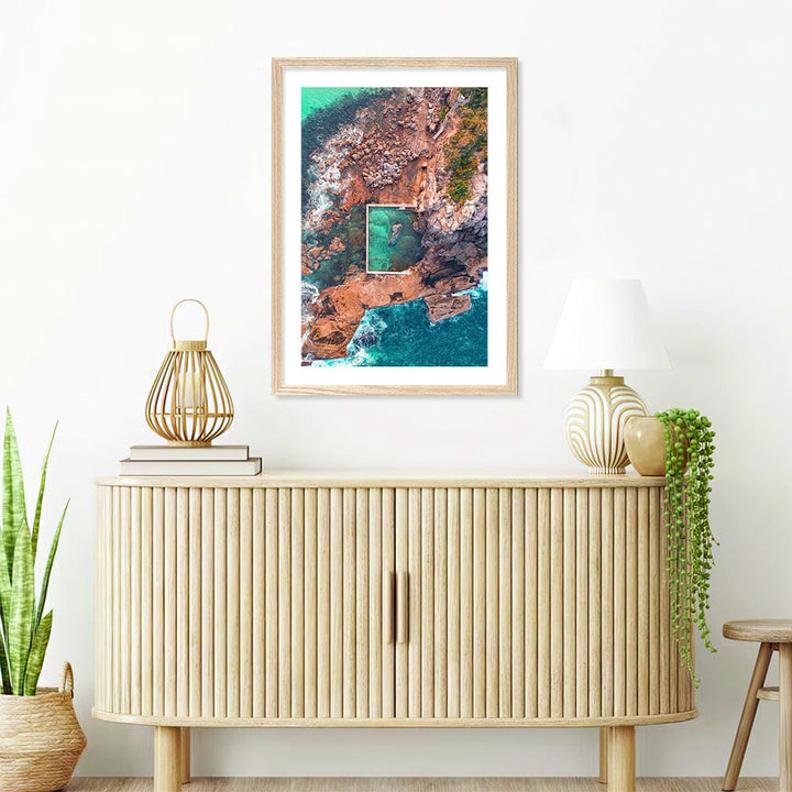 Curl Curl Ocean Pool 2 Wall Art Print from our Australian Made Framed Wall Art, Prints & Posters collection by Profile Products (Australia) Pty Ltd