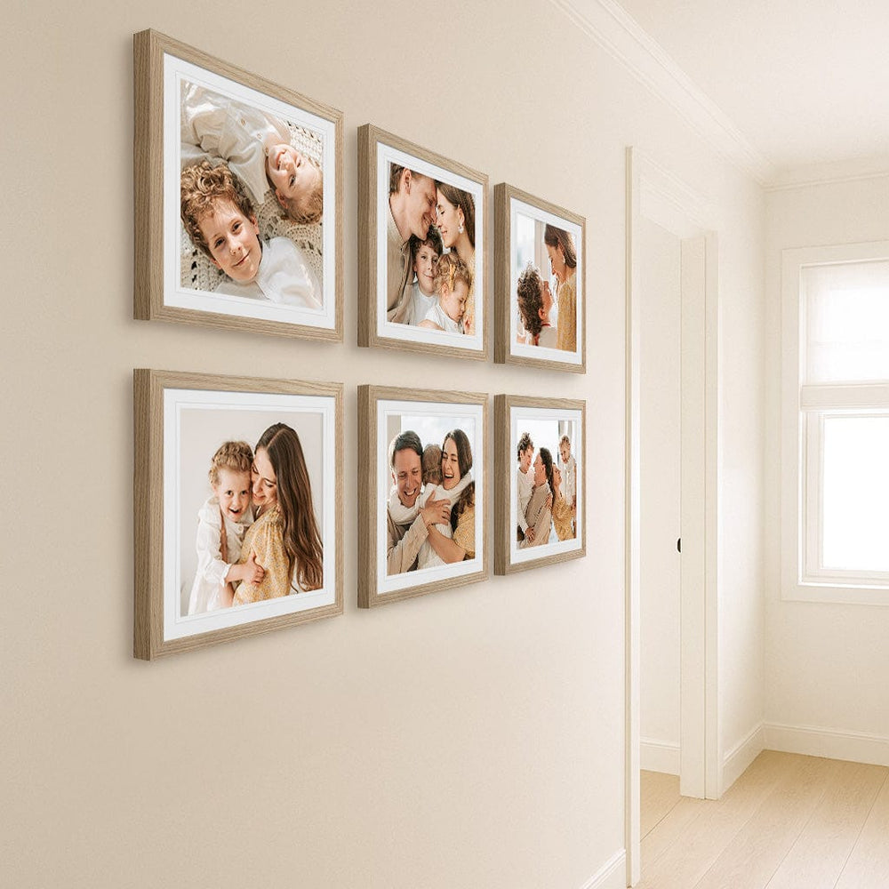 Decorator Deluxe Natural Oak Square Photo Frame from our Australian Made Picture Frames collection by Profile Australia