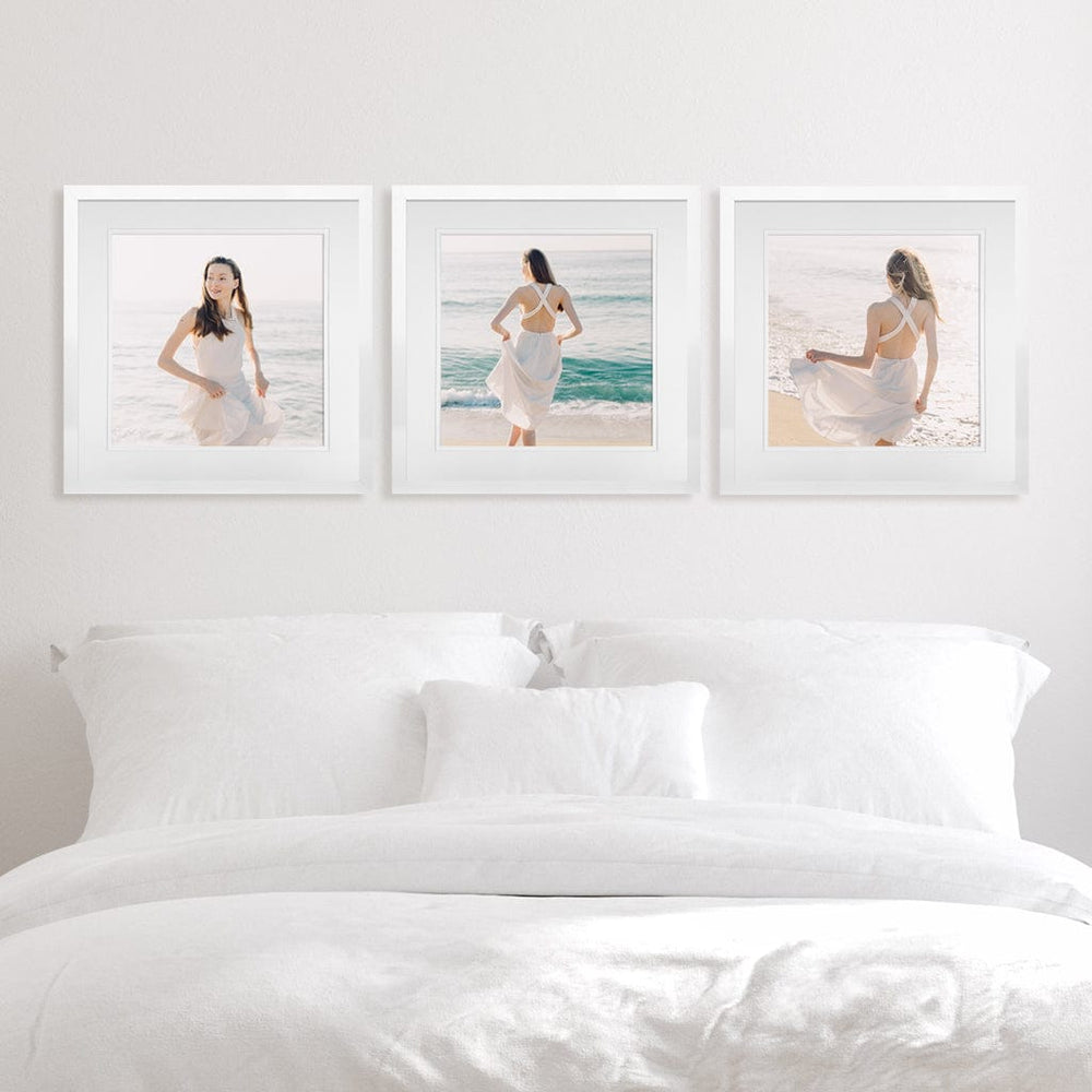 Decorator Deluxe White Square Photo Frame from our Australian Made Picture Frames collection by Profile Australia