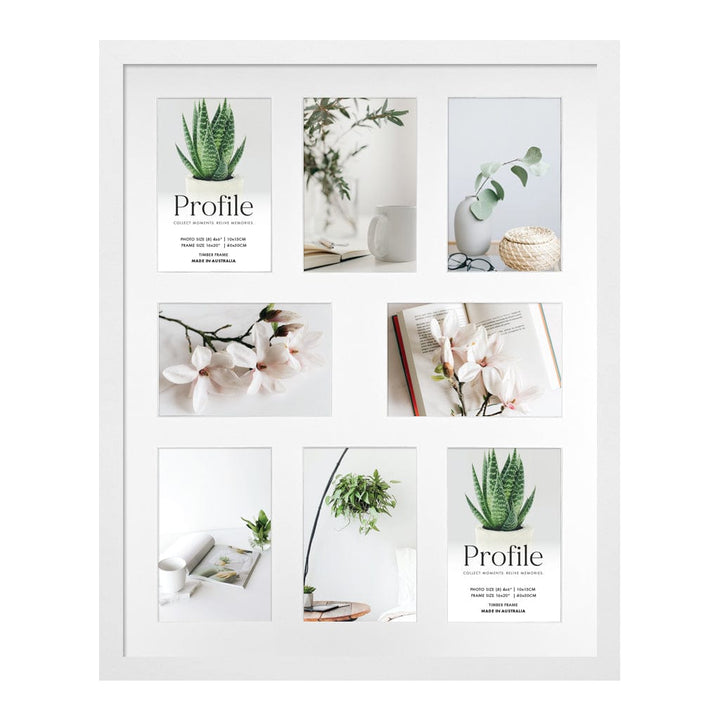 Decorator Gallery Collage Photo Frame 8 Photos from our Australian Made Collage Photo Frame collection by Profile Products Australia