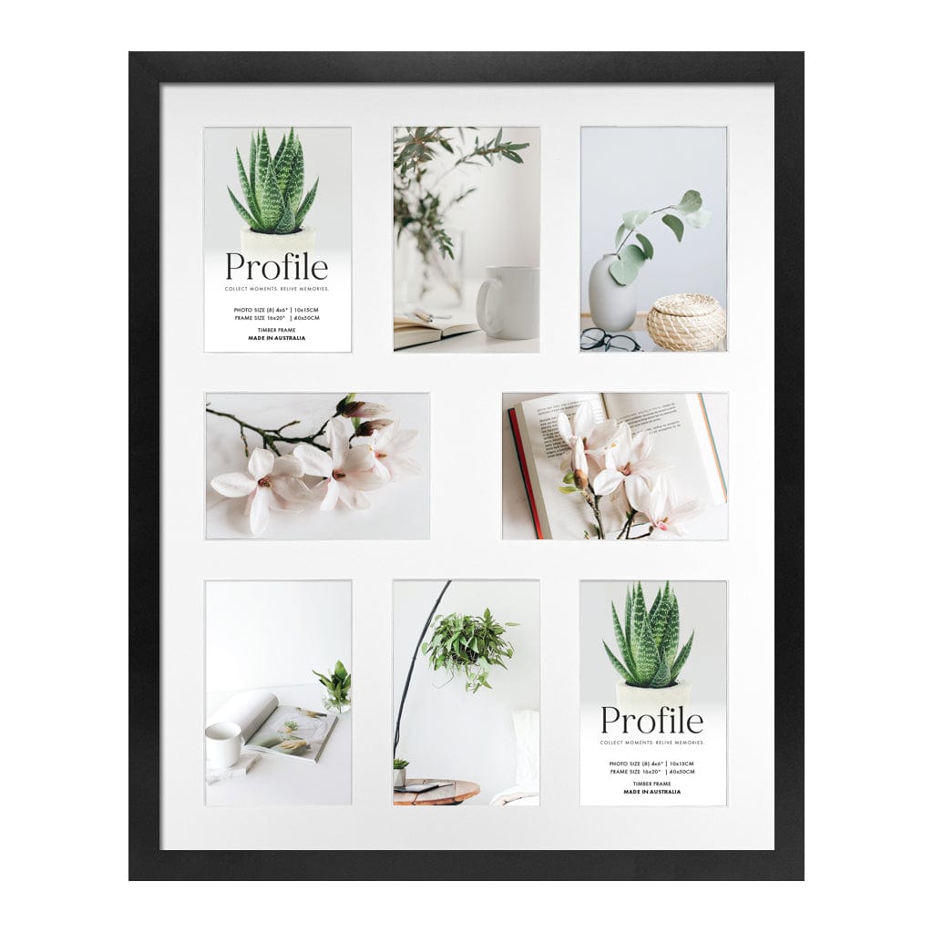 Decorator Gallery Collage Photo Frame 8 Photos from our Australian Made Collage Photo Frame collection by Profile Products Australia