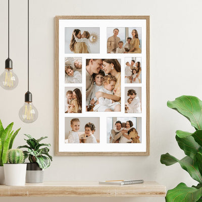 Decorator Gallery Collage Photo Frame - 9 Photos (Multi) from our Australian Made Collage Photo Frame collection by Profile Products Australia