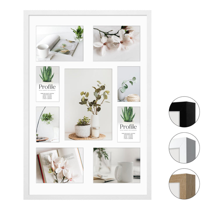 Decorator Gallery Collage Photo Frame - 9 Photos (Multi) from our Australian Made Collage Photo Frame collection by Profile Products Australia