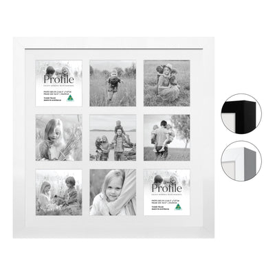 Decorator Insta Square Collage Photo Frame - 9 Photos (2.5x2.5in) from our Australian Made Collage Photo Frame collection by Profile Products Australia