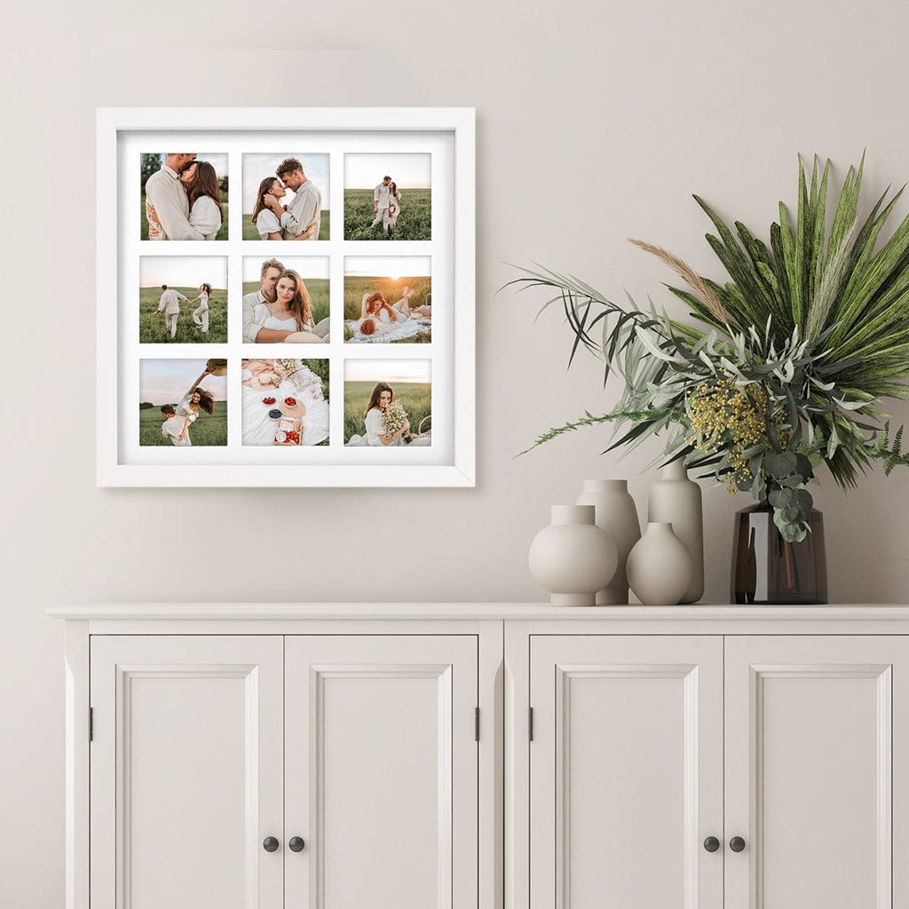 Decorator Insta Square Collage Photo Frame - 9 Photos (3.5x3.5in) from our Australian Made Collage Photo Frame collection by Profile Products Australia