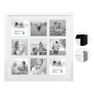 Decorator Insta Square Collage Photo Frame - 9 Photos (3.5x3.5in) from our Australian Made Collage Photo Frame collection by Profile Products Australia