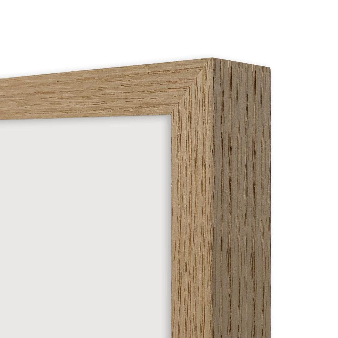 Decorator Natural Oak A1 Box Picture Frame to suit A2 image from our Australian Made A1 Picture Frames collection by Profile Products Australia