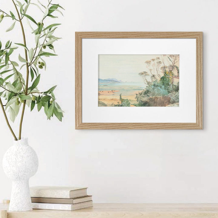 Decorator Natural Oak Artist Watercolour Frame Eighth Sheet Imperial from our Australian Made Picture Frames collection by Profile Products (Australia) Pty Ltd