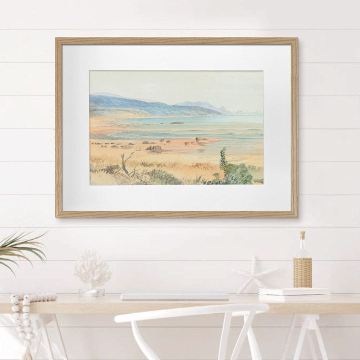 Decorator Natural Oak Artist Watercolour Frame Half Sheet Imperial from our Australian Made Picture Frames collection by Profile Products (Australia) Pty Ltd