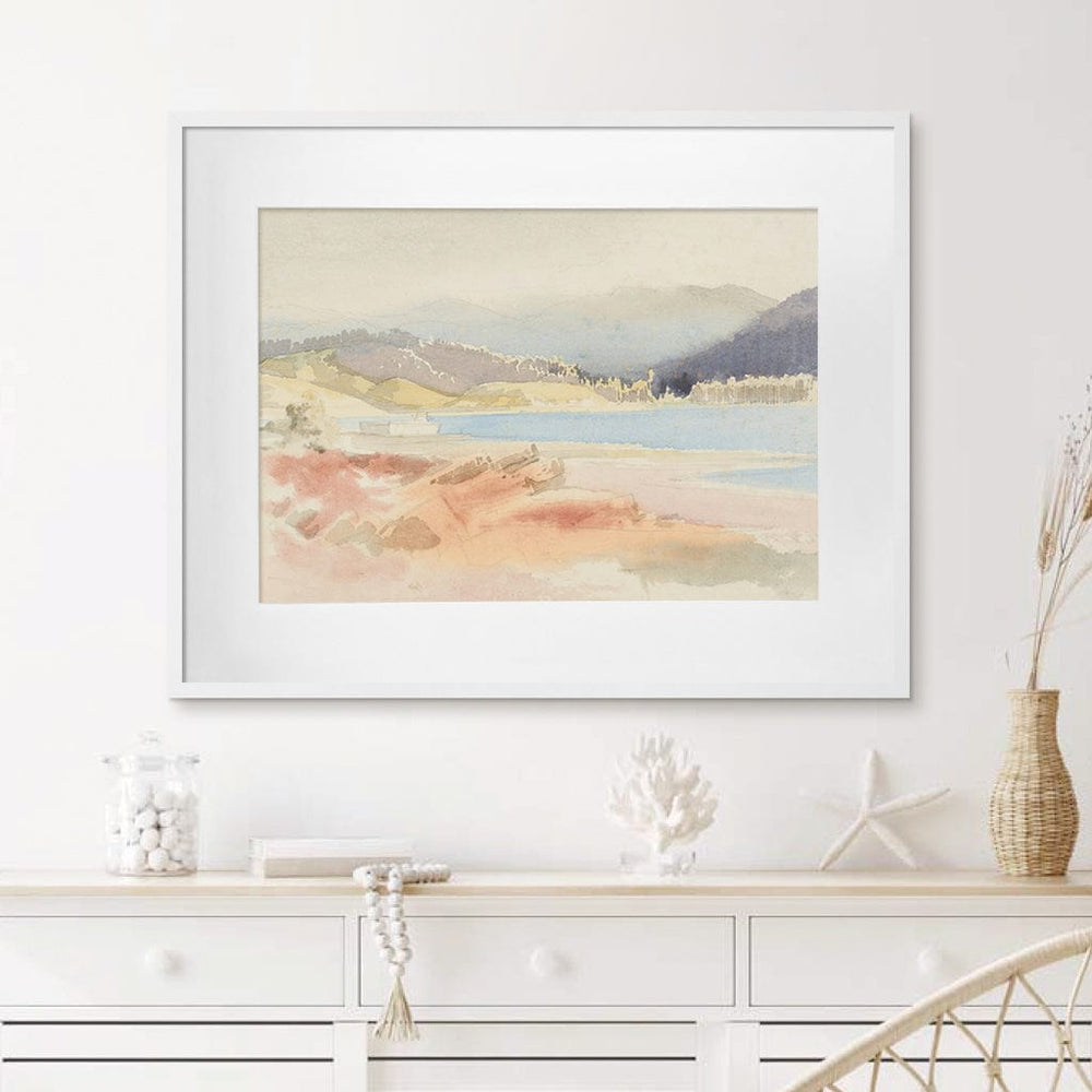 Decorator White Artist Watercolour Frame Full Sheet Imperial from our Australian Made Picture Frames collection by Profile Products (Australia) Pty Ltd