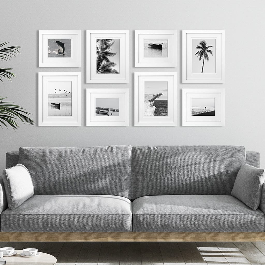 Platinum Essential White Frame Gallery Wall Set 6 - Australian Made