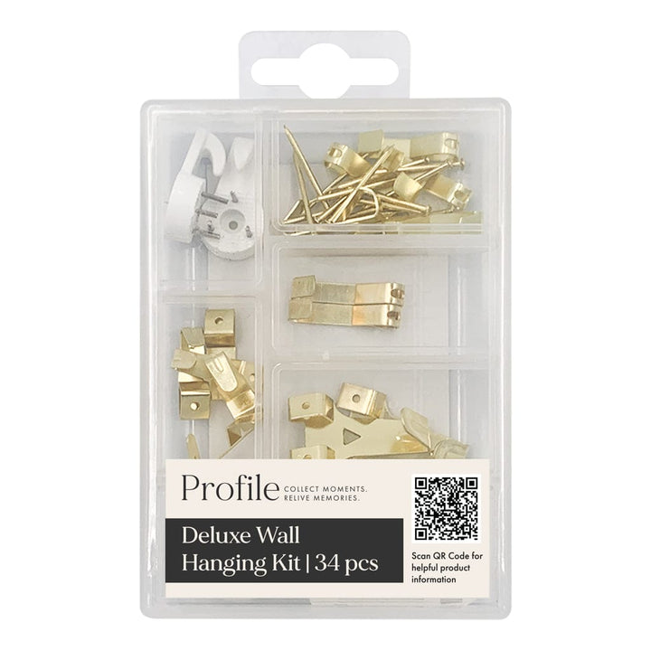 Deluxe Wall Hanging Kit (34pcs) from our Picture Framing Accessories collection by Profile Products (Australia) Pty Ltd