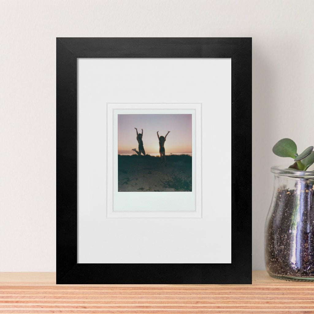 Elegant Deluxe Black Polaroid Photo Frame – 6x8in Single Display from our Australian Made Picture Frames collection by Profile Products (Australia) Pty Ltd