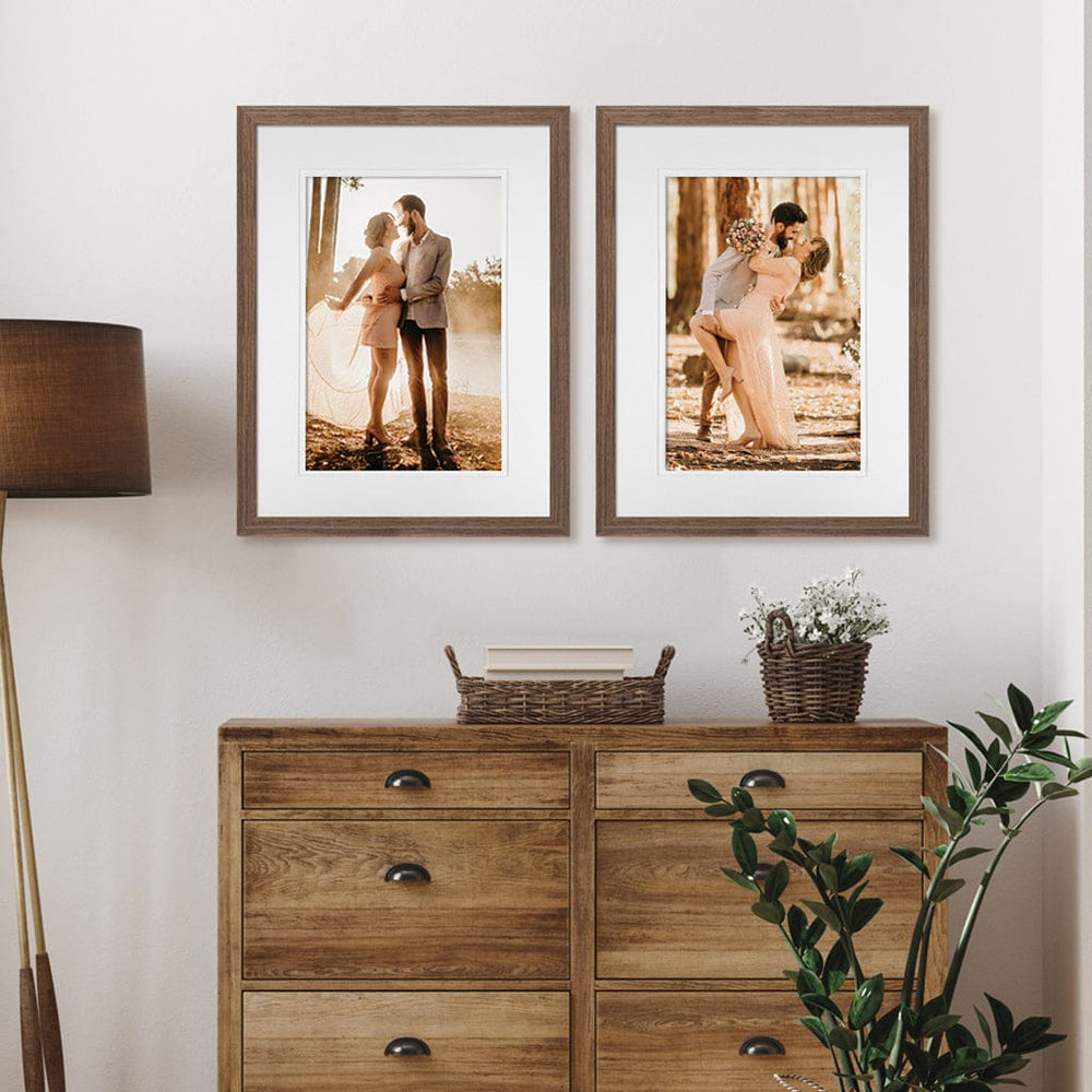 Elegant Deluxe Chestnut 12x16/8x12in Set of Frames (Bulk Frame Bundle 3 Pack) from our Australian Made Picture Frames collection by Profile Australia