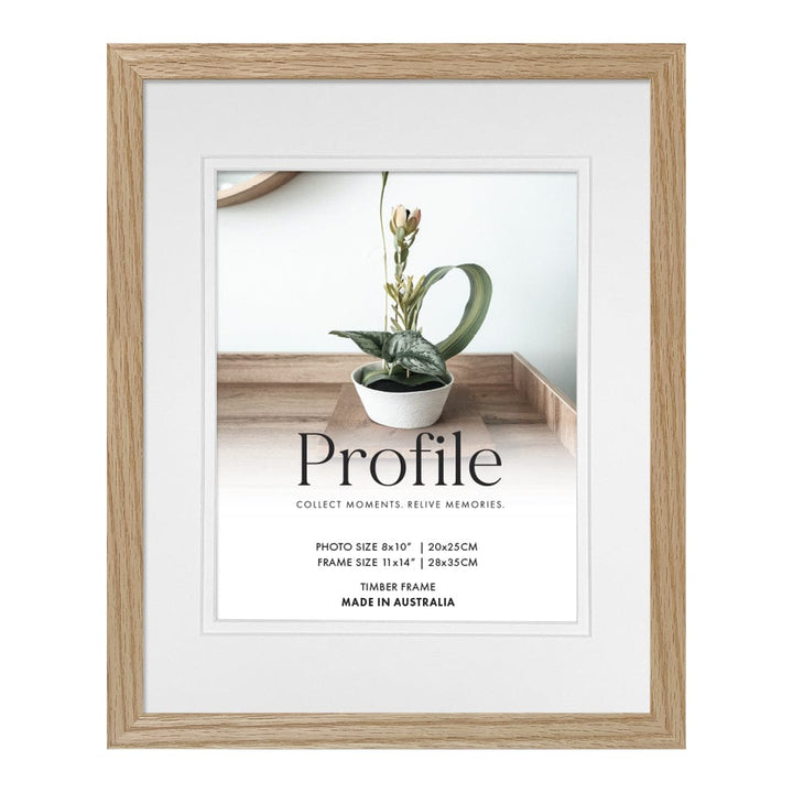 Elegant Deluxe Natural Oak 11x14/8x10in Set of Frames (Bulk Frame Bundle 3 Pack) from our Australian Made Picture Frames collection by Profile Products (Australia) Pty Ltd