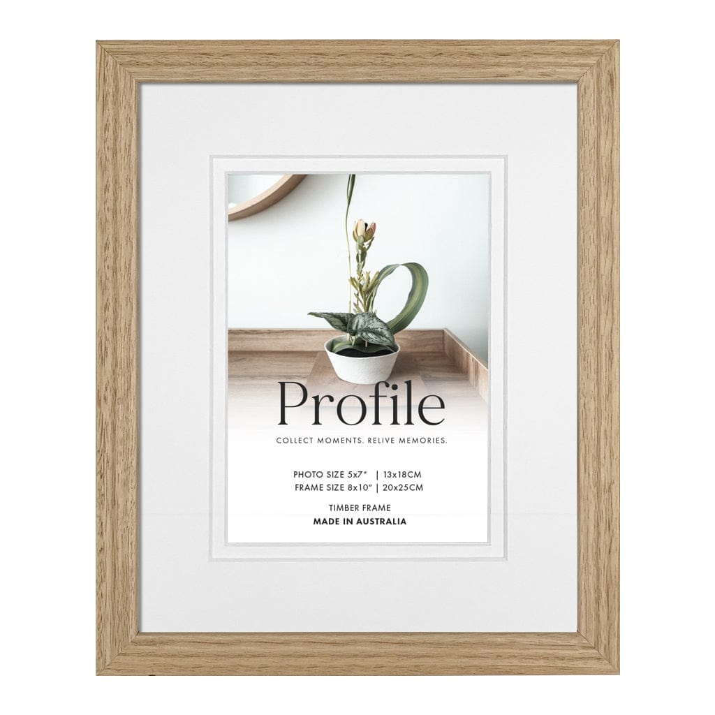 Timber Picture Frames | Australian Made | Vic Ash Natural Oak – Profile ...