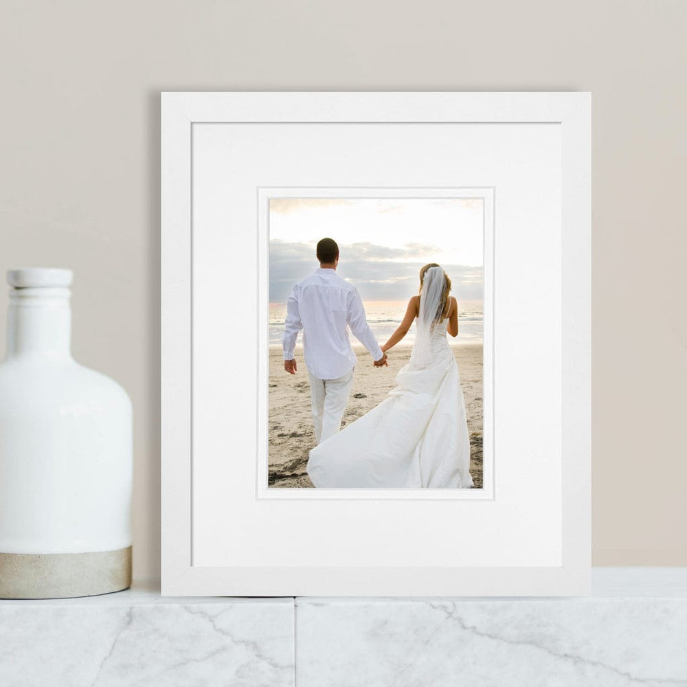 Elegant Deluxe White 10x12/6x8in Set of Frames (Bulk Frame Bundle 3 Pack) from our Australian Made Picture Frames collection by Profile Australia