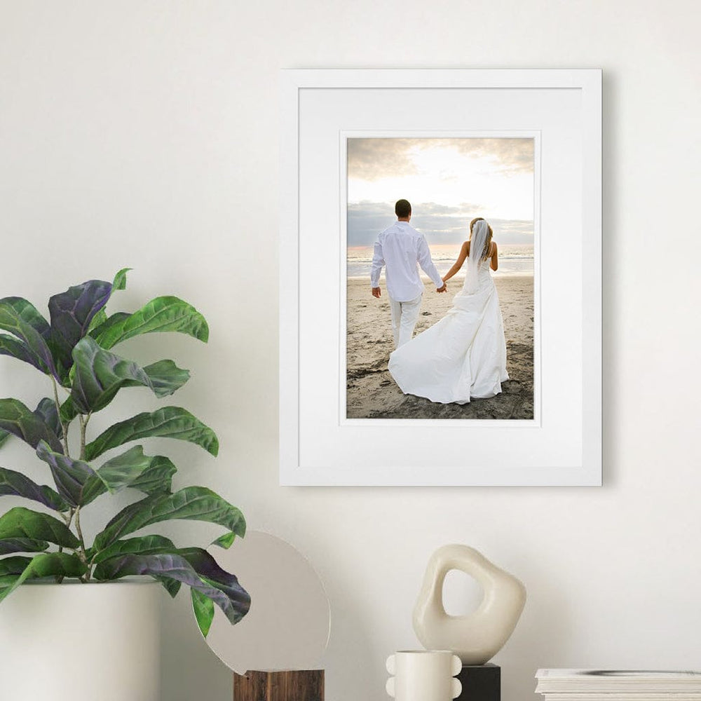 Elegant Deluxe White 12x16/8x12in Set of Frames (Bulk Frame Bundle 3 Pack) from our Australian Made Picture Frames collection by Profile Australia
