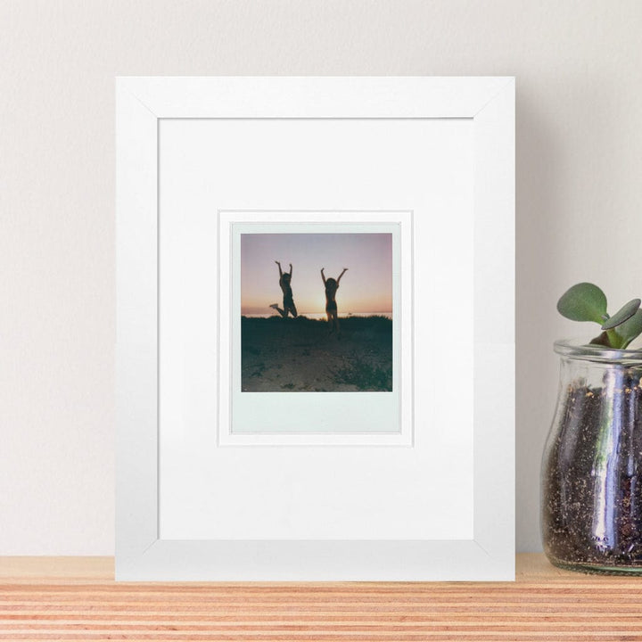 Elegant Deluxe White Polaroid Photo Frame – 6x8in Single Display from our Australian Made Picture Frames collection by Profile Products (Australia) Pty Ltd