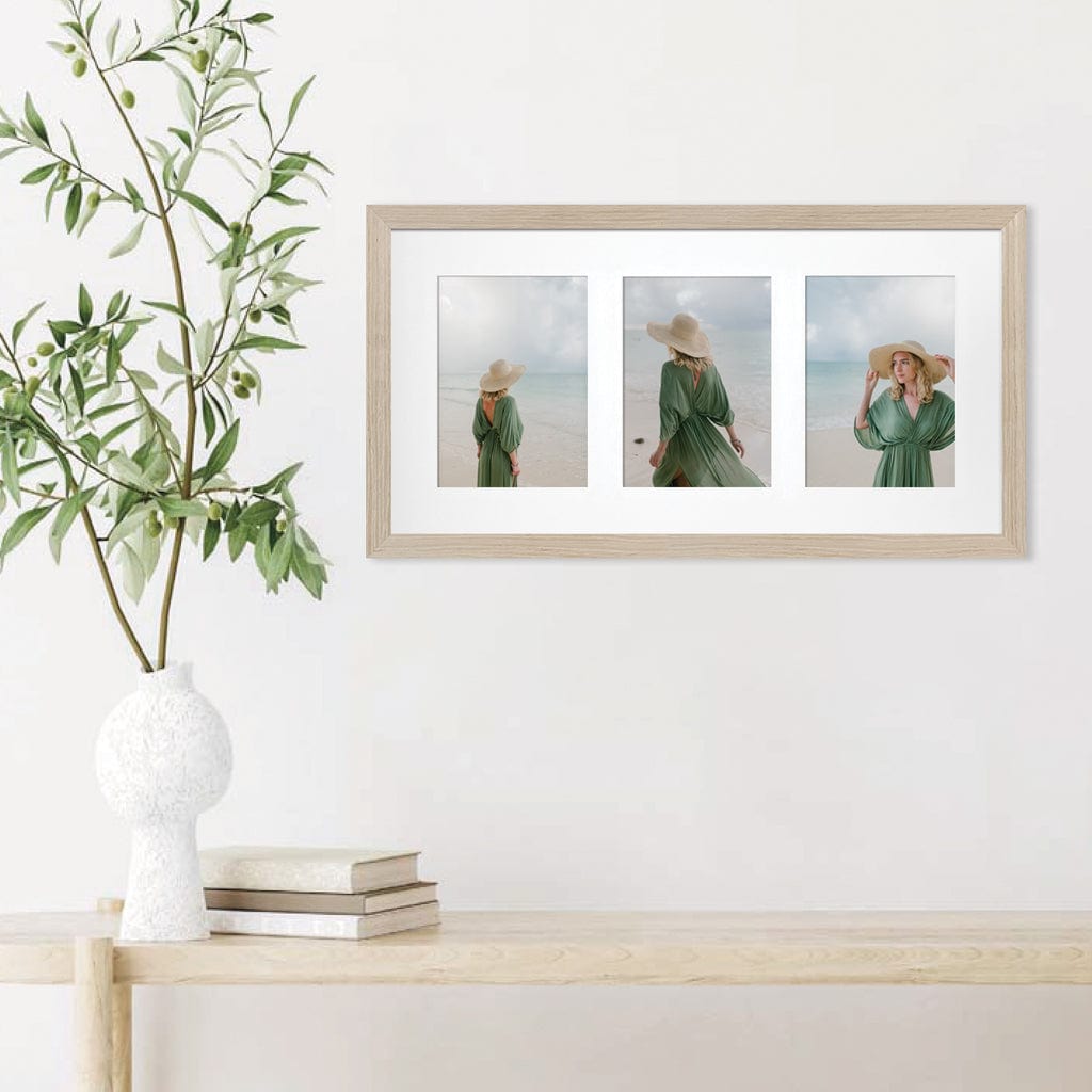 Elegant Gallery Collage Photo Frame - 3 Photos (4x6in) (Vertical) from our Australian Made Picture Frames collection by Profile Australia