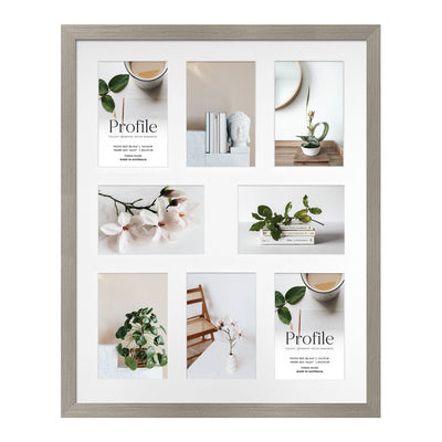 Elegant Gallery Collage Photo Frame - 8 Photos (4x6in) from our Australian Made Collage Photo Frame collection by Profile Products Australia