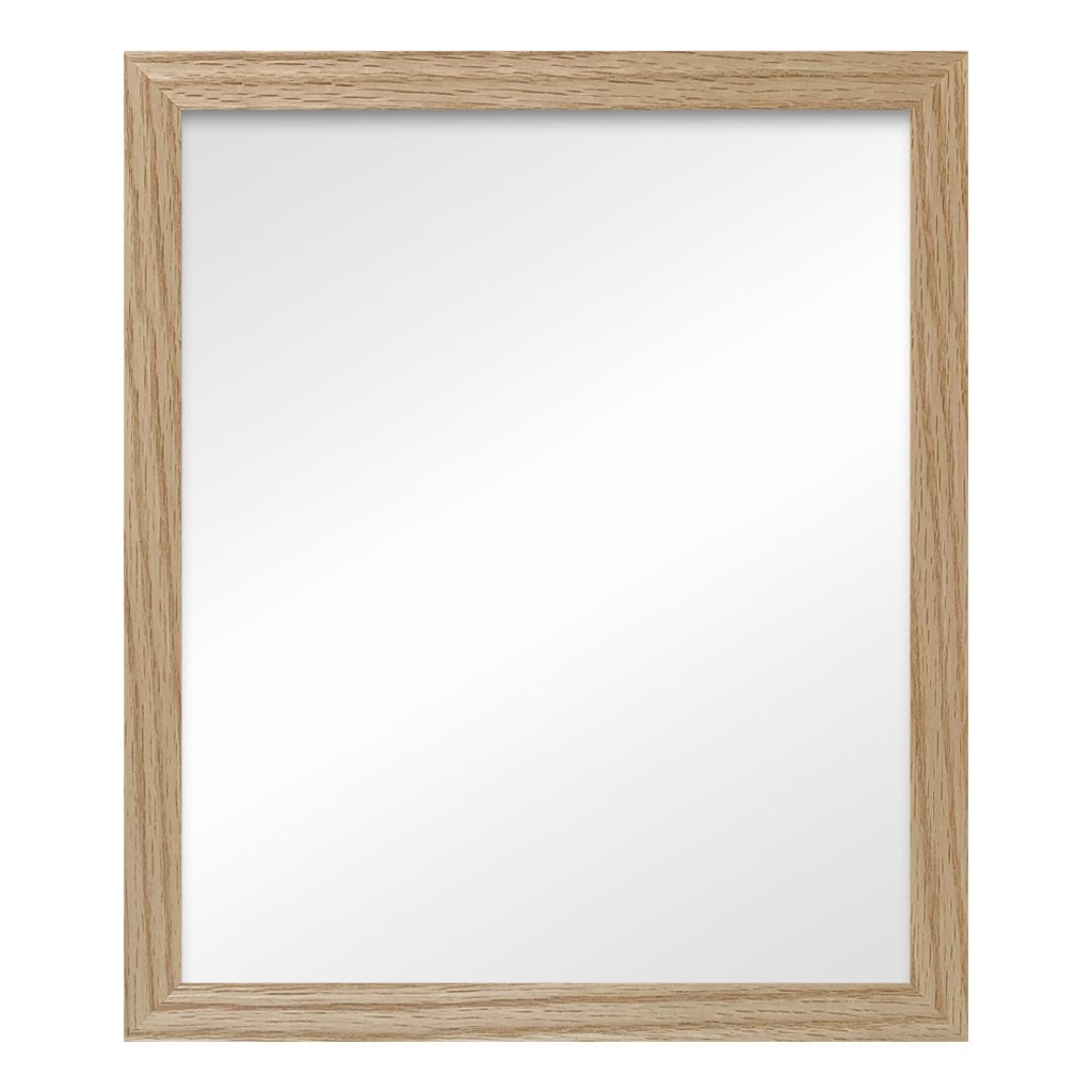 Elegant Natural Oak Framed Mirror – 10x12 Inch Tabletop Display from our Australian Made Picture Frames collection by Profile Products (Australia) Pty Ltd