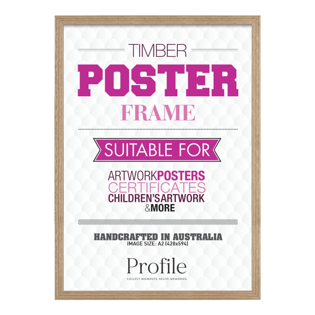 Oak A2 Picture Frame | Australian Made Victorian Ash Frame – Profile ...