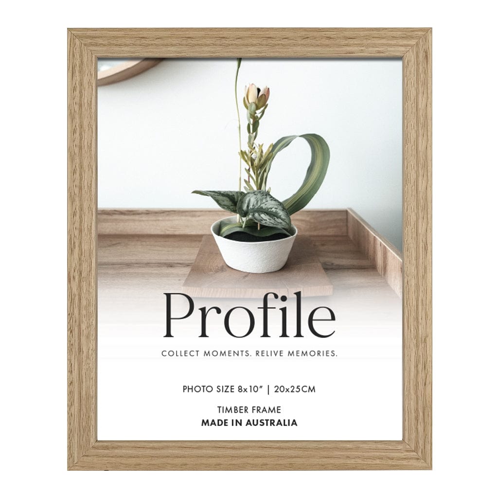 Elegant Victorian Ash Natural Oak Timber Picture Frame 8x10in (20x25cm) from our Australian Made Picture Frames collection by Profile Products Australia