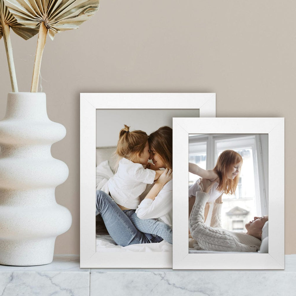 Elegant White Timber Photo Frame from our Australian Made Picture Frames collection by Profile Australia