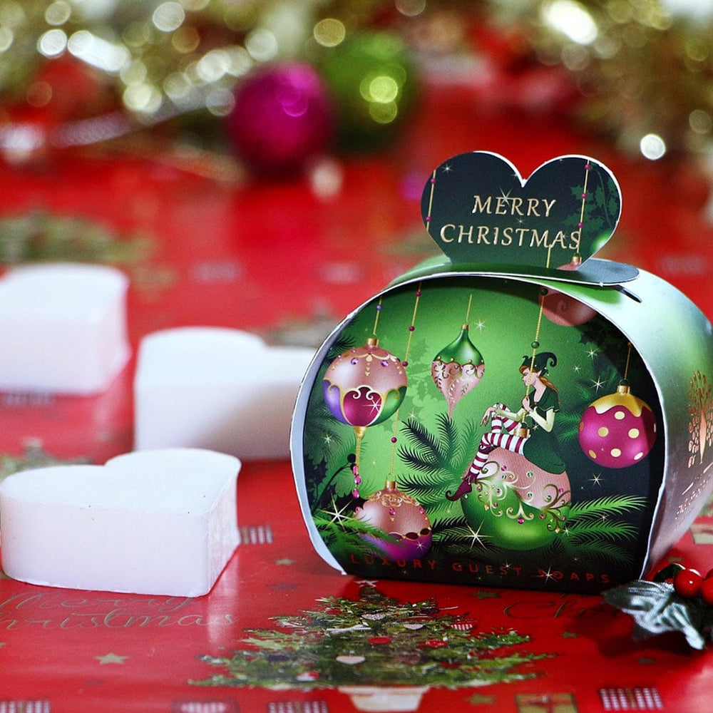 Elf Mini Christmas Guest Soaps (3 x 20g) from our Luxury Bar Soap collection by The English Soap Company