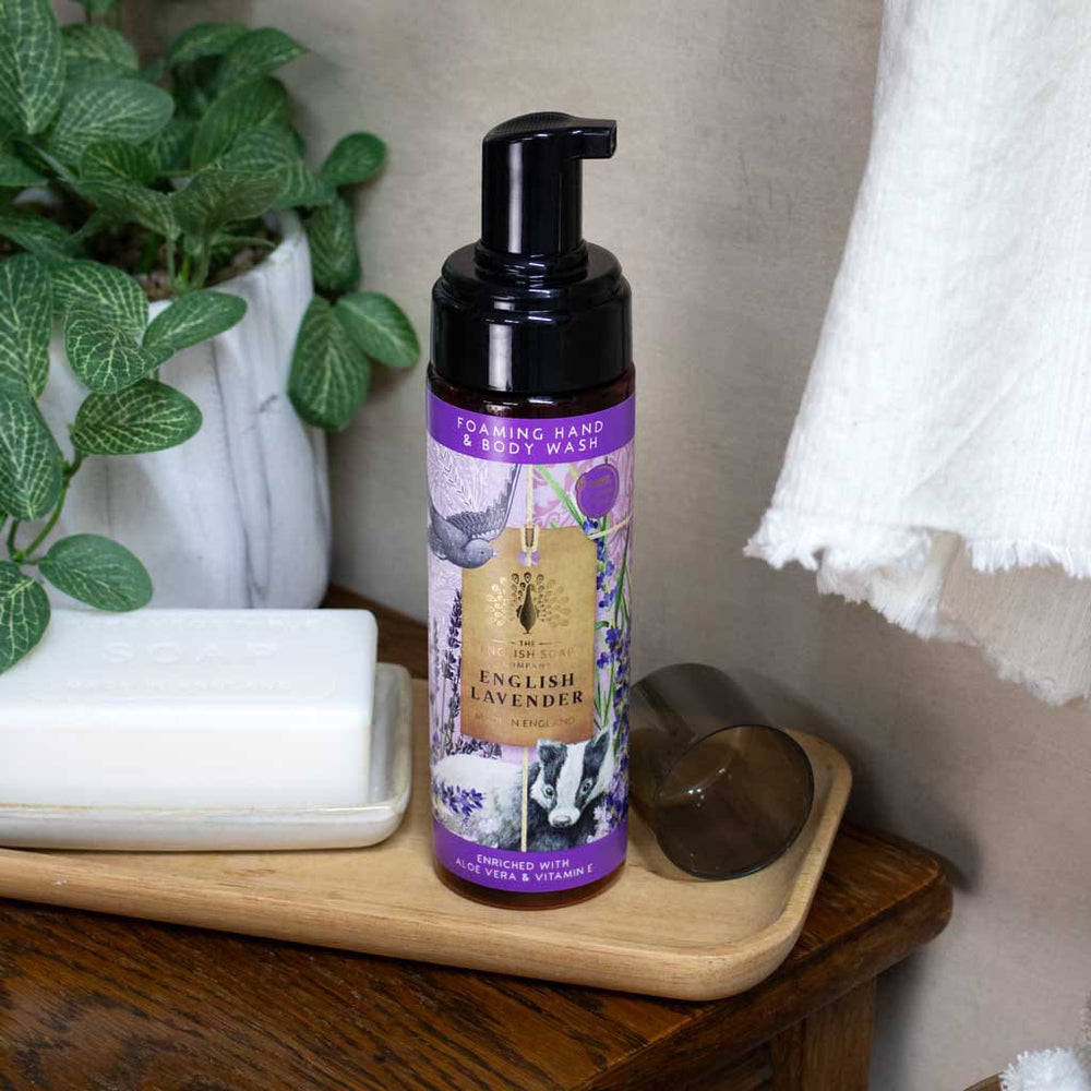 English Lavender Soap, Hand Cream & Foaming Hand Wash Gift Set from our Body & Bath collection by The English Soap Company