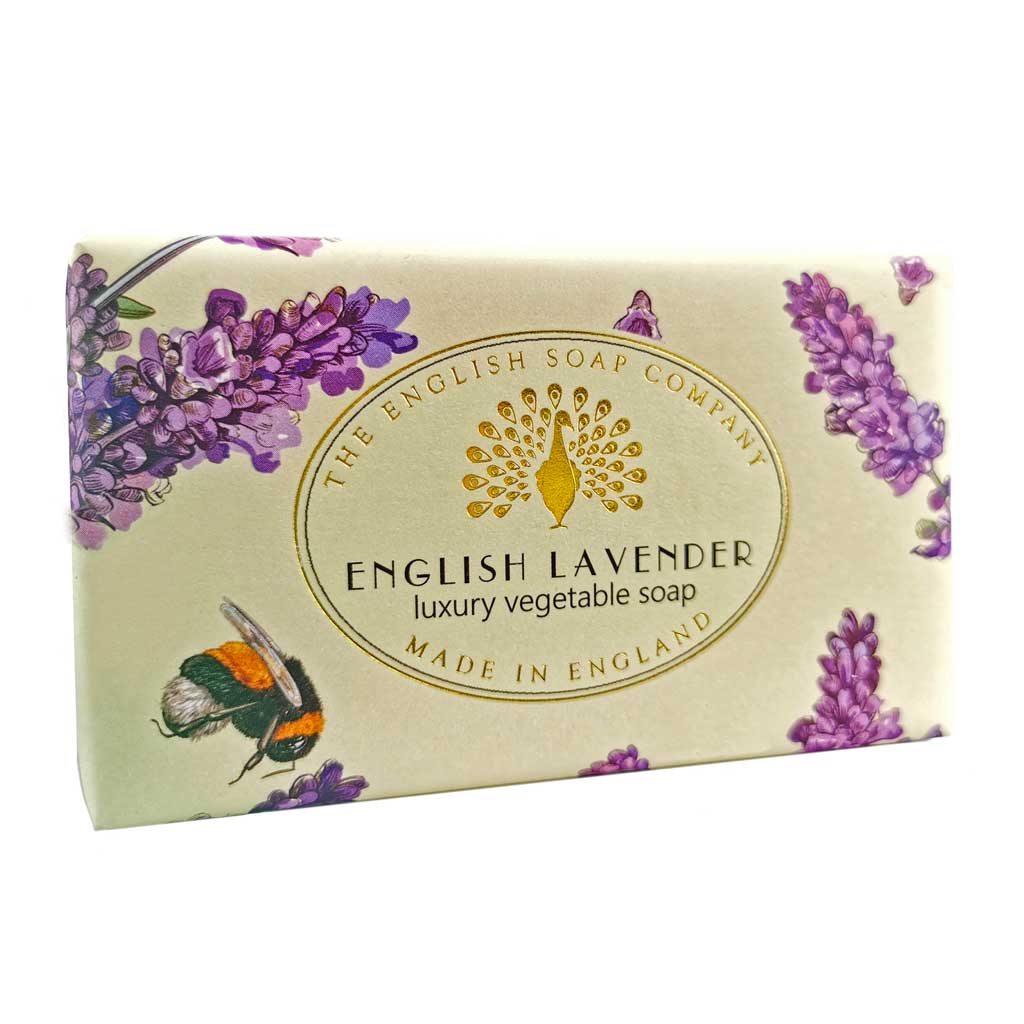 English Soap Company - English Lavender Soap Bar & Candle Bundle from our Body & Bath collection by The English Soap Company