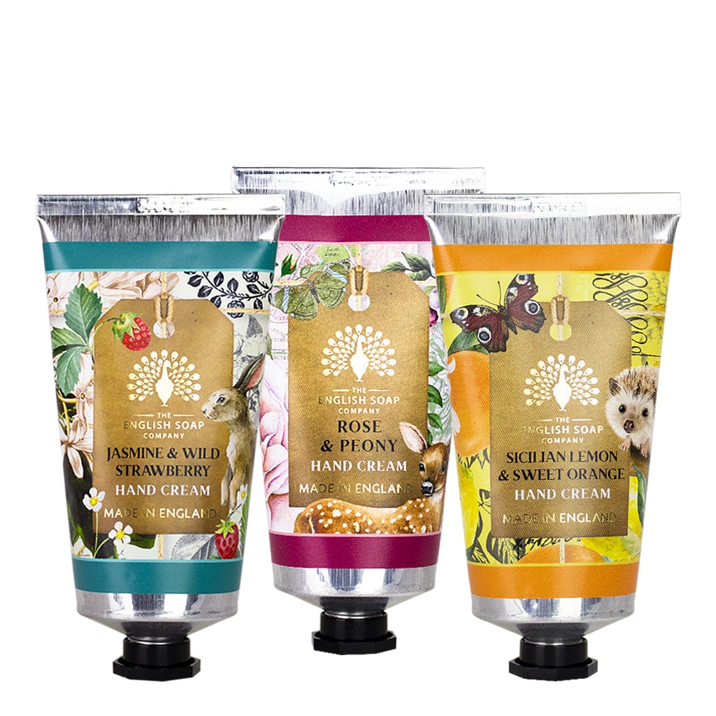 English Soap Company – Floral & Fruity Hand Cream Trio Value Pack (3 x 75ml) from our Hand Cream collection by The English Soap Company