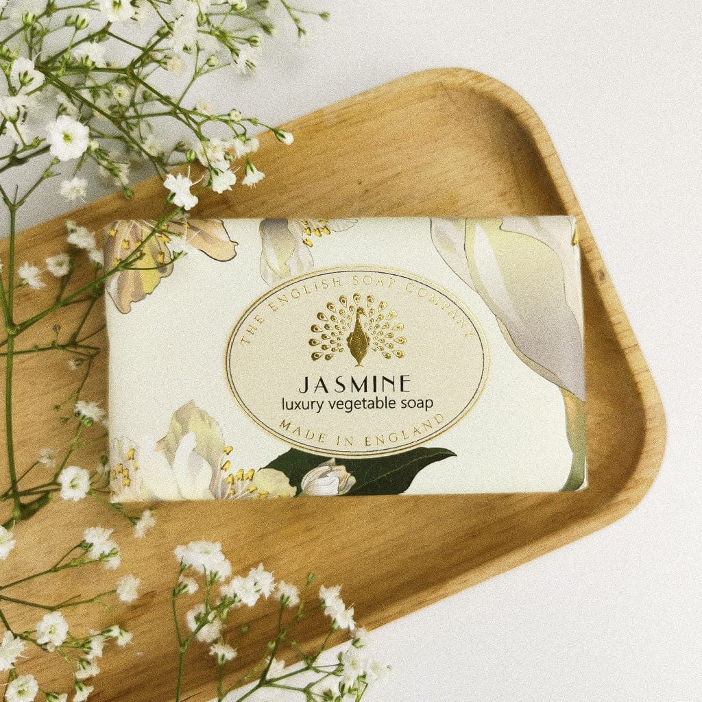 English Soap Company - Jasmine Soap Bar & Candle Bundle from our Body & Bath collection by The English Soap Company