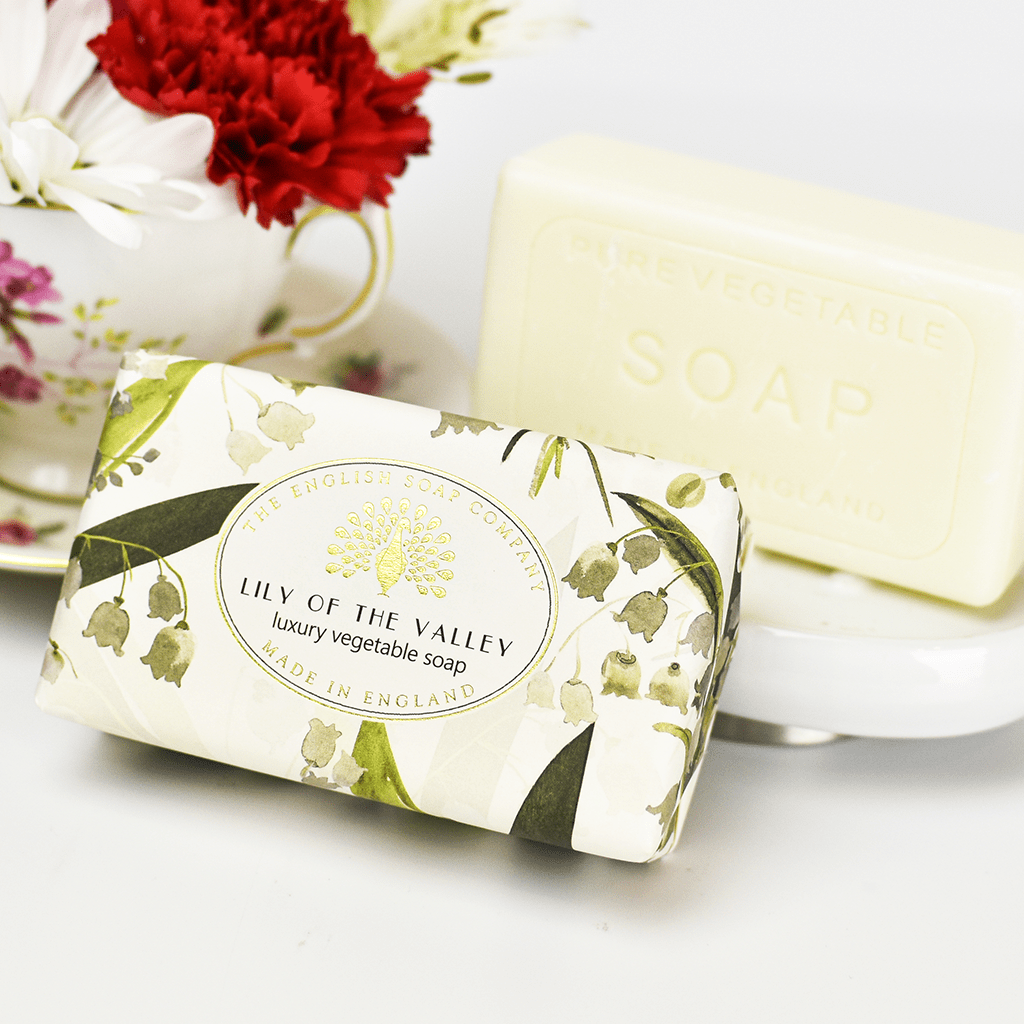 English Soap Company - Lily of the Valley Soap Bar & Candle Bundle from our Body & Bath collection by The English Soap Company