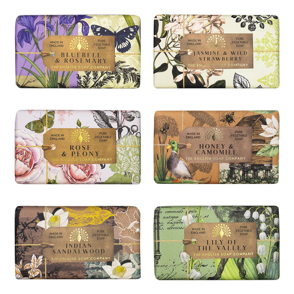 English Soap Company – Petals & Peace Soap Bar Collection (6 x 190g) from our Luxury Bar Soap collection by The English Soap Company