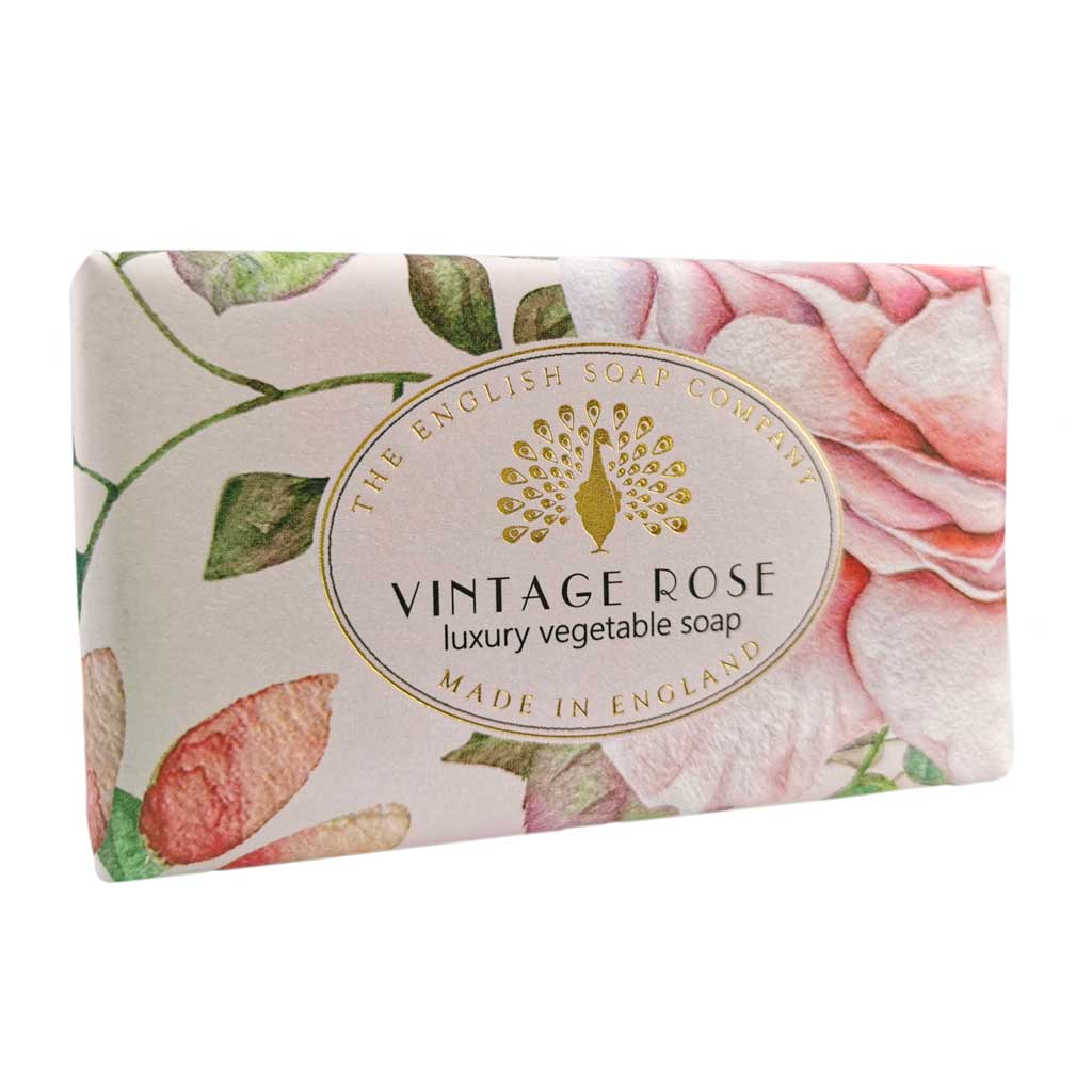 English Soap Company - Rose Soap Bar & Candle Bundle from our Body & Bath collection by The English Soap Company