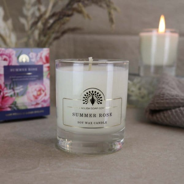 English Soap Company - Rose Soap Bar & Candle Bundle from our Body & Bath collection by The English Soap Company