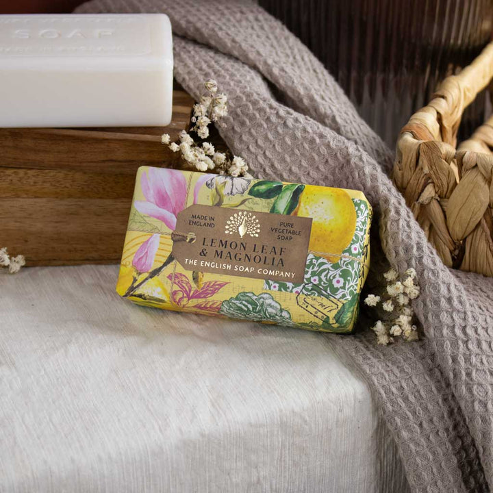 ESC AC Lemon Leaf & Magnolia Soap Bar (190g) from our Body & Bath collection by The English Soap Company