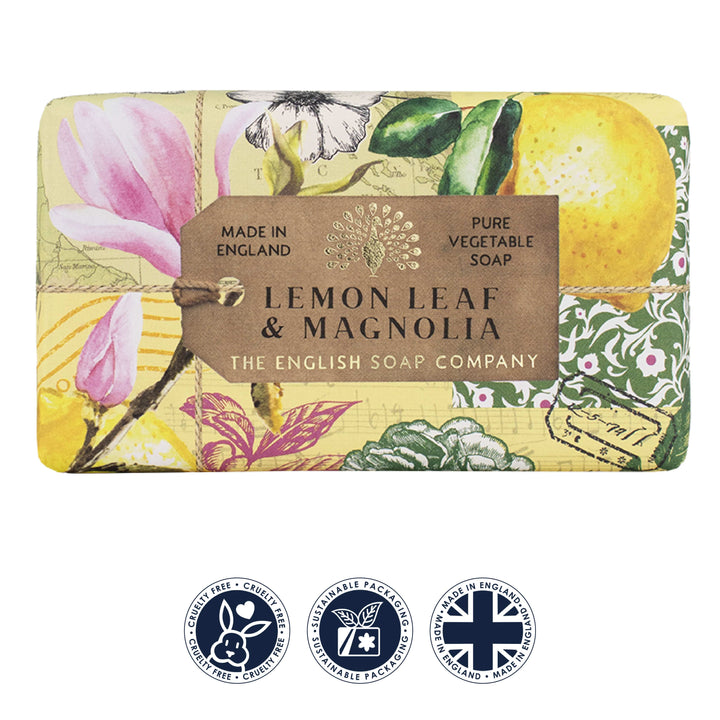 ESC AC Lemon Leaf & Magnolia Soap Bar (190g) from our Body & Bath collection by The English Soap Company